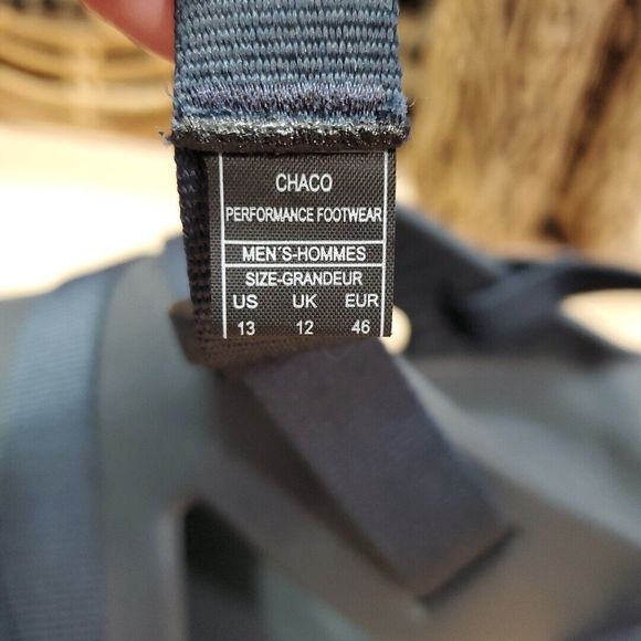 Chacos Chillos Sport Sandals Z/Strap EVA Vegan Arch Support Navy Blue Men 13 EUC main image 12